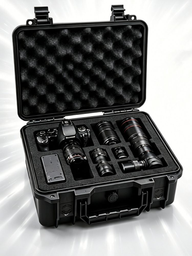 Drone Hard Shell Case - صندوق تخزين معدات التصوير الفوتوغرافي مسبق