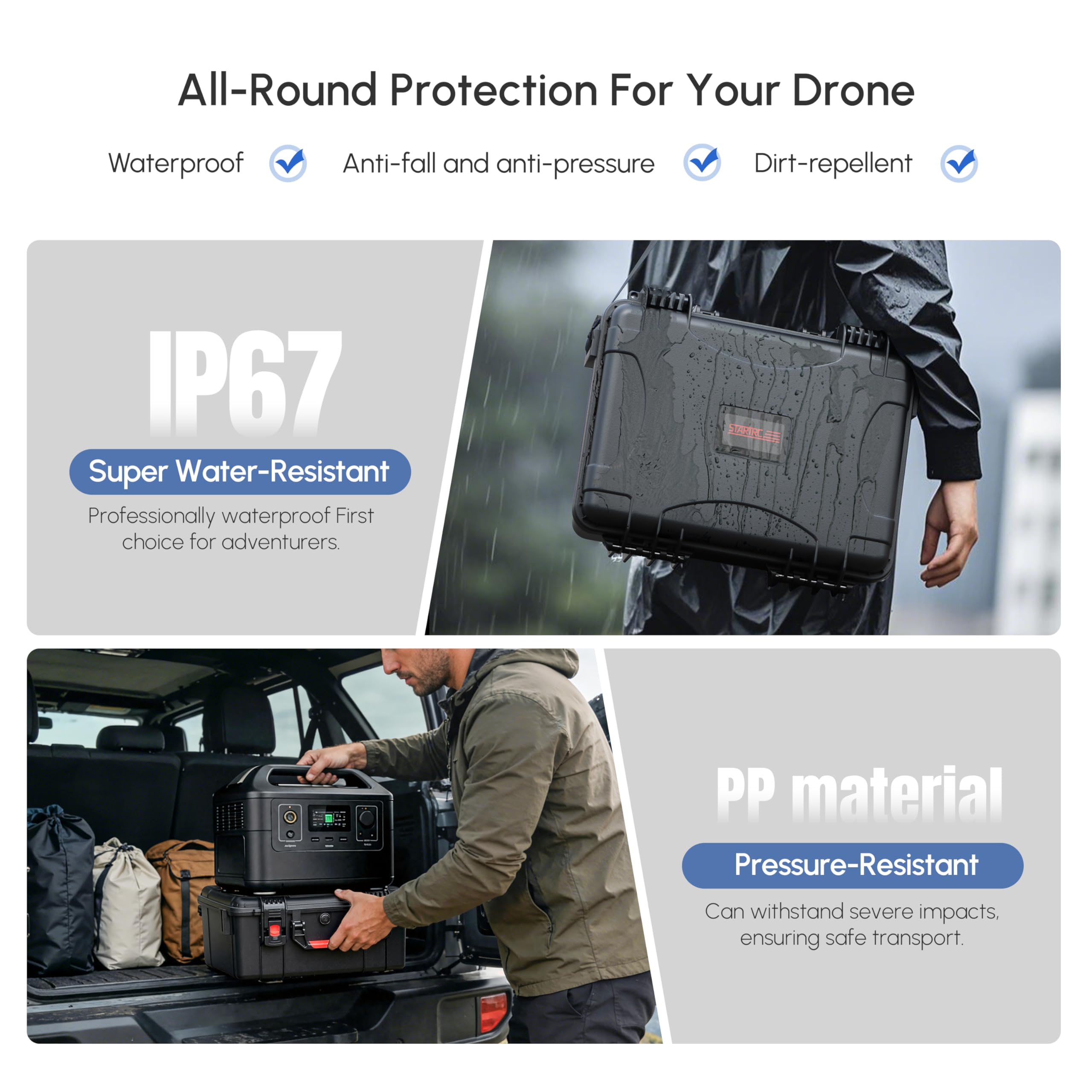 حقيبة صلبة مقاومة للماء لـ DJI - مراجعة Drone Joystick Cover وسعره