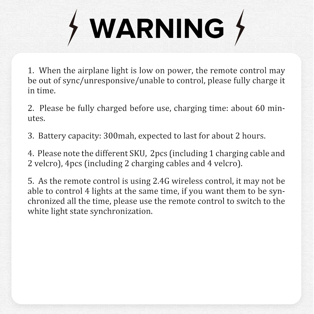 قطعتان/4 قطع من أضواء LED اللا - مراجعة Drone Strobe Light وسعره