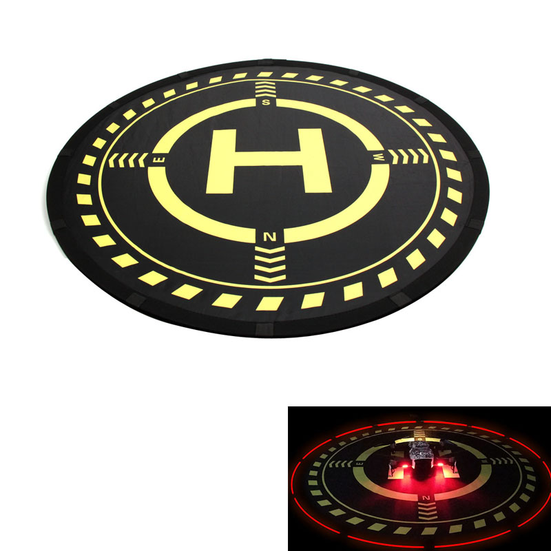 مريلة ركن السيارة بدون طيار مع - مراجعة Drone Landing Pad وسعره