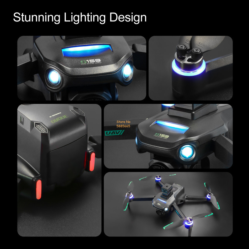 8K كاميرا مزدوجة 5G WIFI FPV ا - مراجعة Drone Beacon Light وسعره