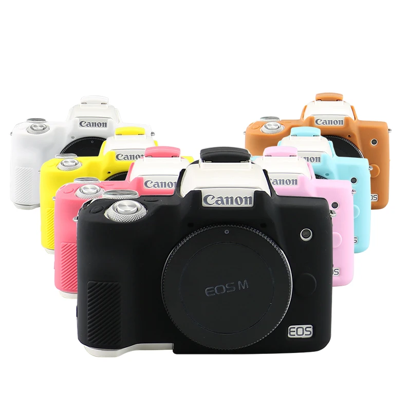 M50 سيليكون درع الجلد غطاء الج - مراجعة Canon Camera Eos M50 Mark Ii وسعره