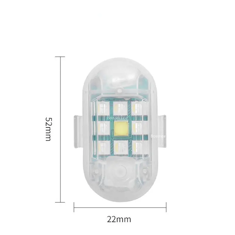 1/2 قطعة LED اللاسلكية ضوء إحت - مراجعة Drone Beacon Light وسعره