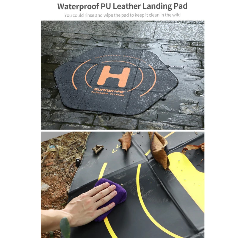 Sunnylife 80 سنتيمتر مقاوم للم - مراجعة Drone Landing Pad وسعره