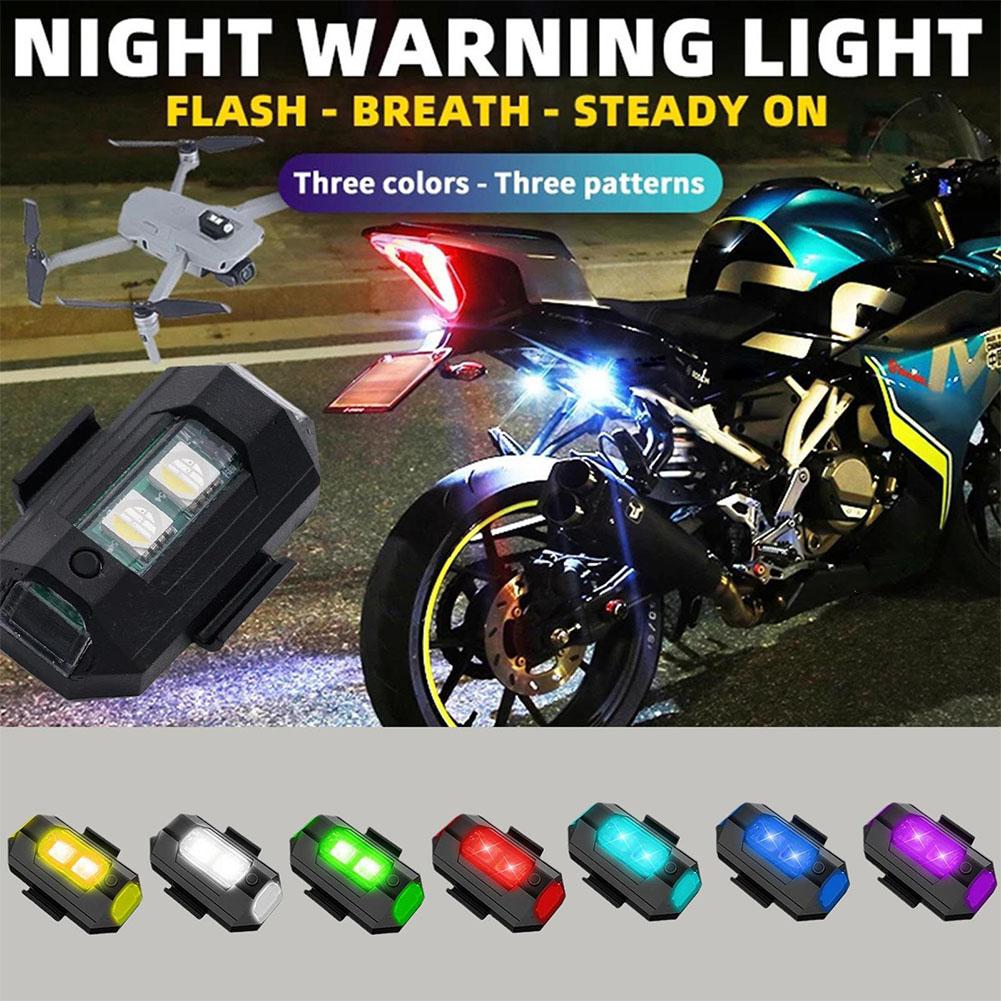2 قطعة أضواء LED صغيرة ستروب د - مراجعة Drone Strobe Light وسعره