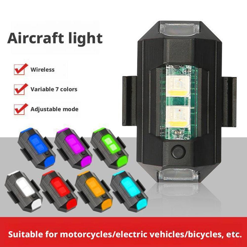 2 قطعة أضواء LED صغيرة ستروب د - مراجعة Drone Strobe Light وسعره