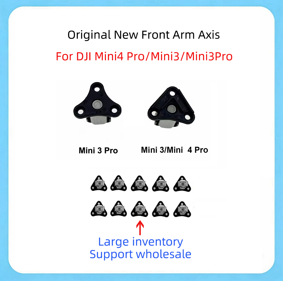 محور أمامي أصلي جديد لطائرة DJ - مراجعة Dji Drone Mini 3 وسعره